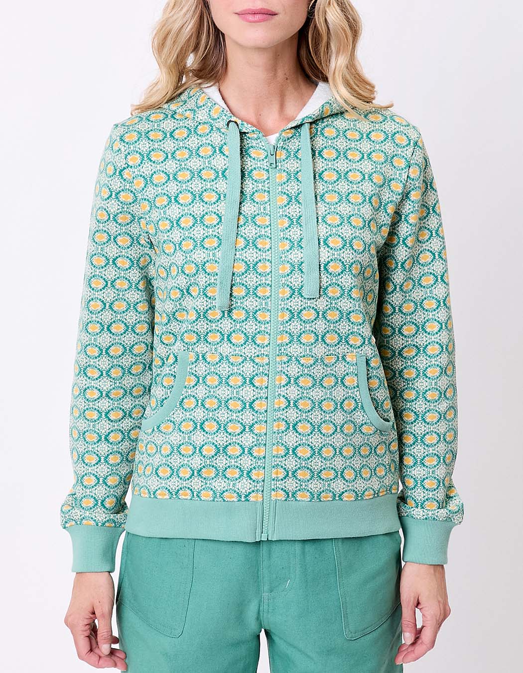 Women&rsquo;s organic cotton hooded sweatshirt femme La Fianc&eacute;e