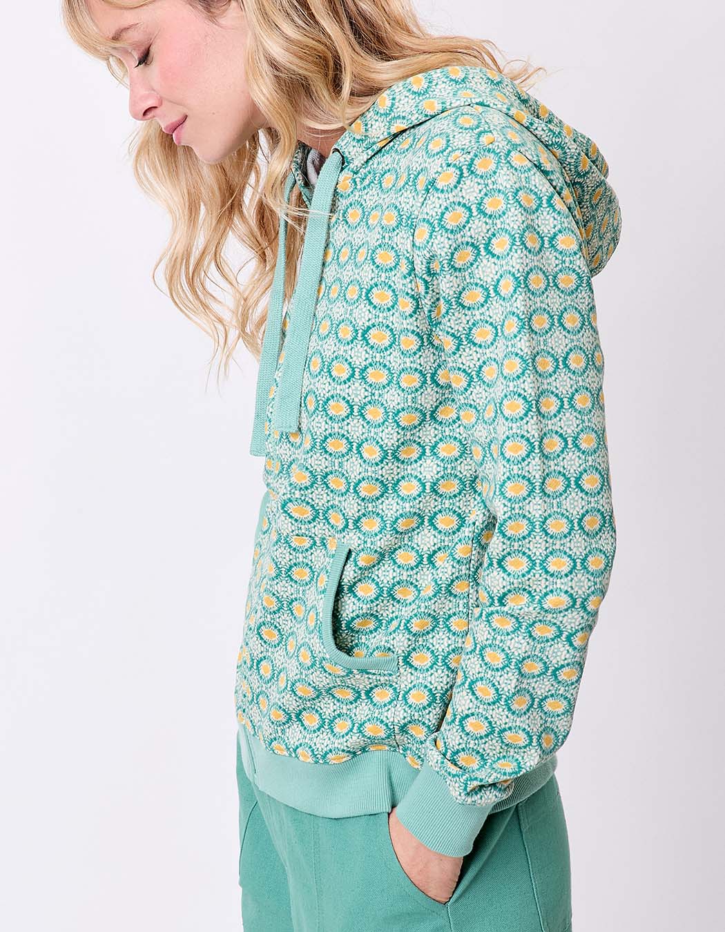 Women&rsquo;s organic cotton hooded sweatshirt femme La Fianc&eacute;e