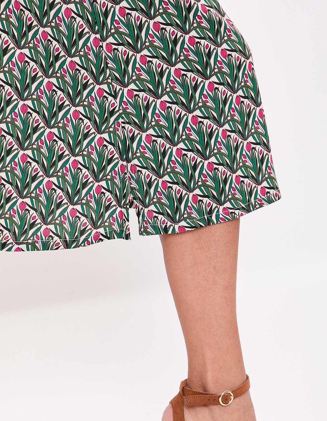 Flowy flared midi skirt femme La Fianc&eacute;e