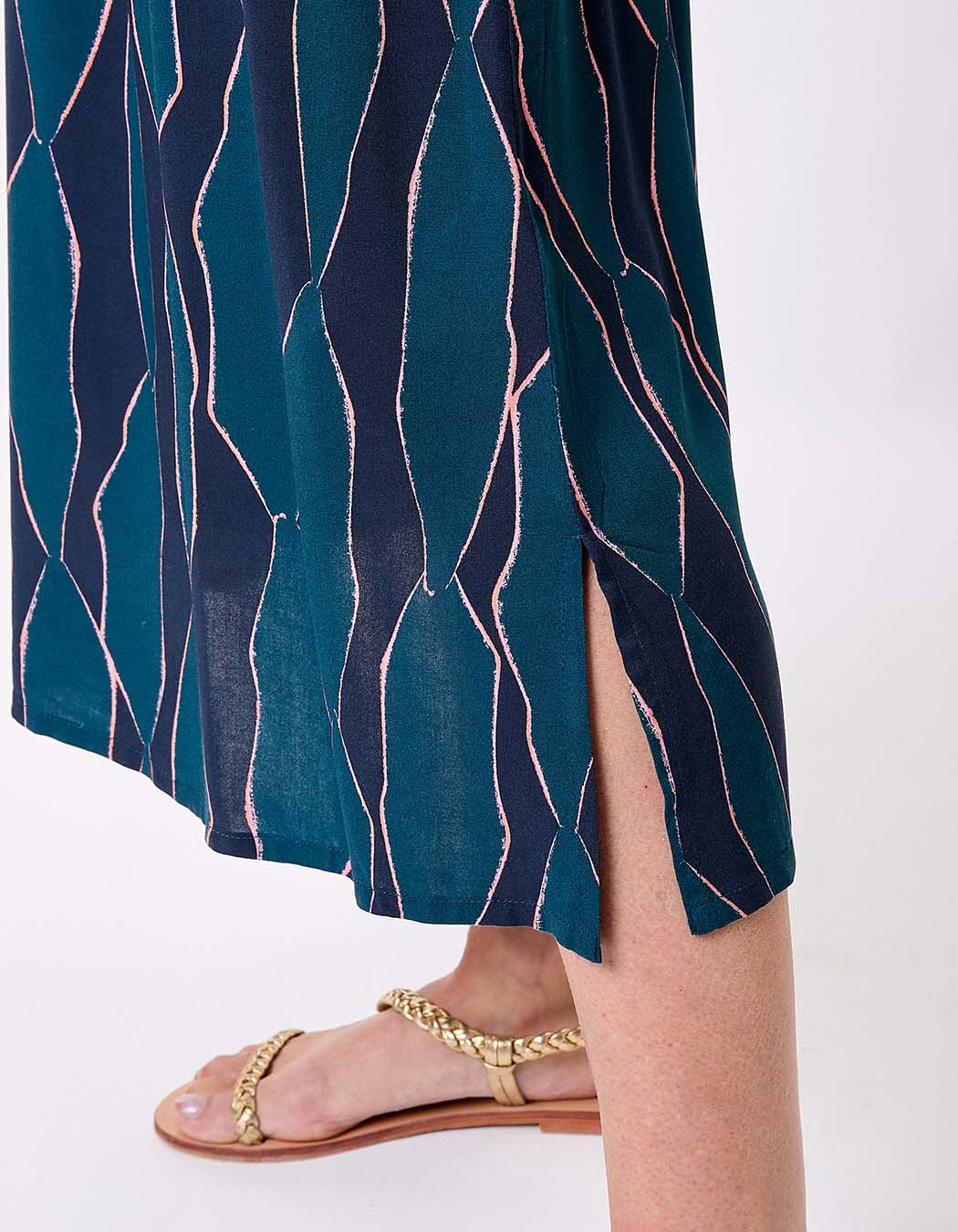 Flowy flared midi skirt femme La Fianc&eacute;e