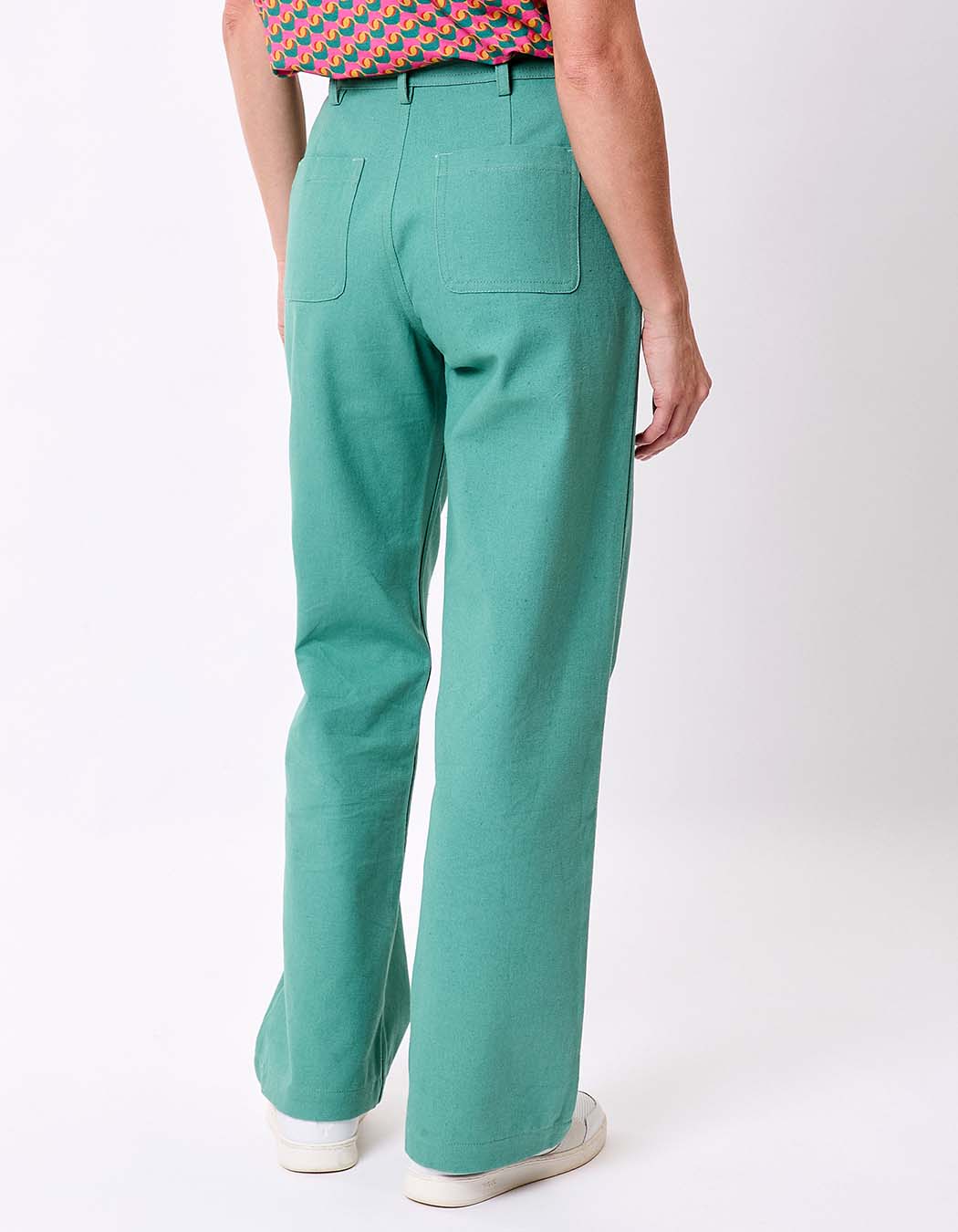 Straight thick organic cotton trousers femme La Fiancée