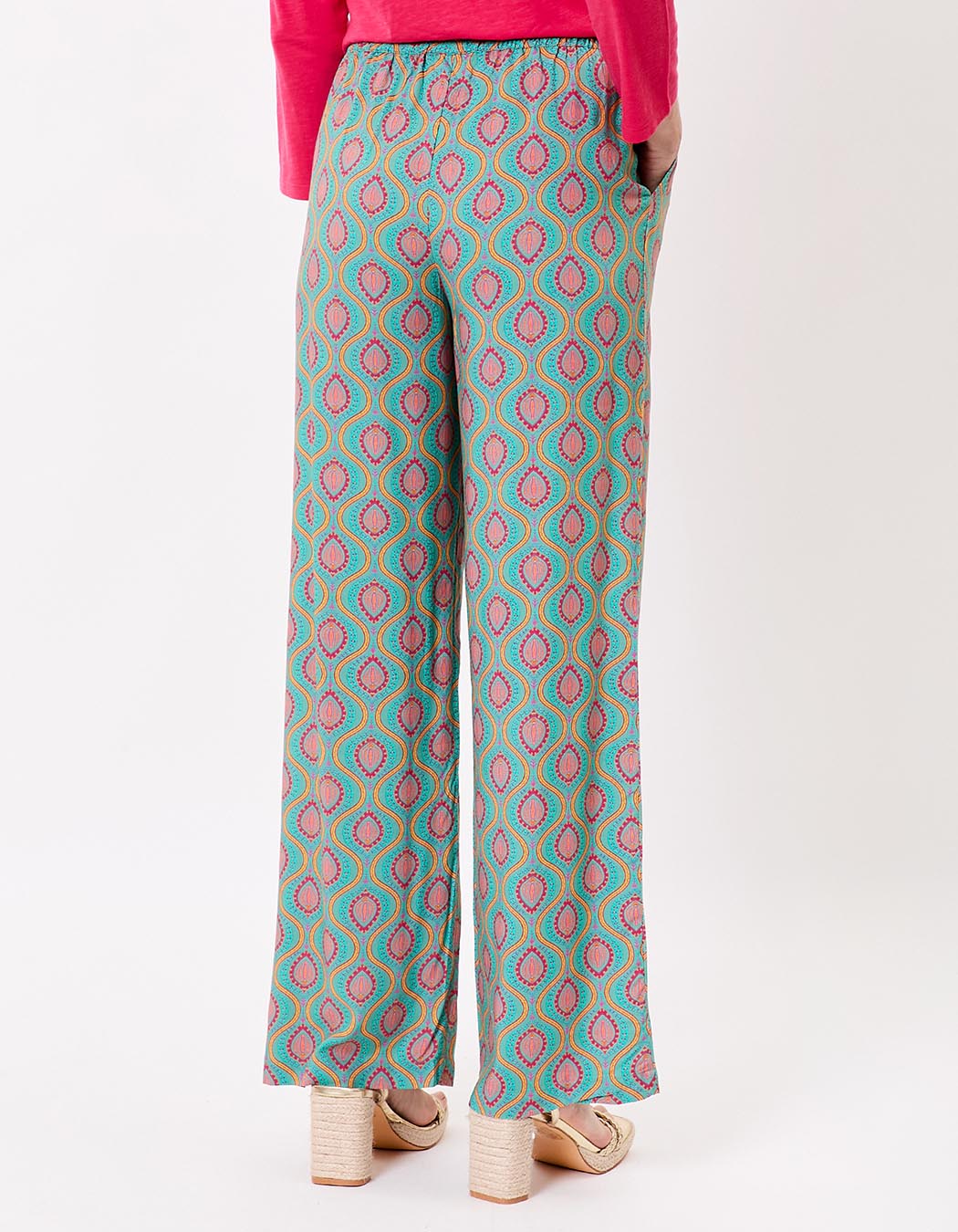 Wide elasticated flowy trousers femme La Fiancée