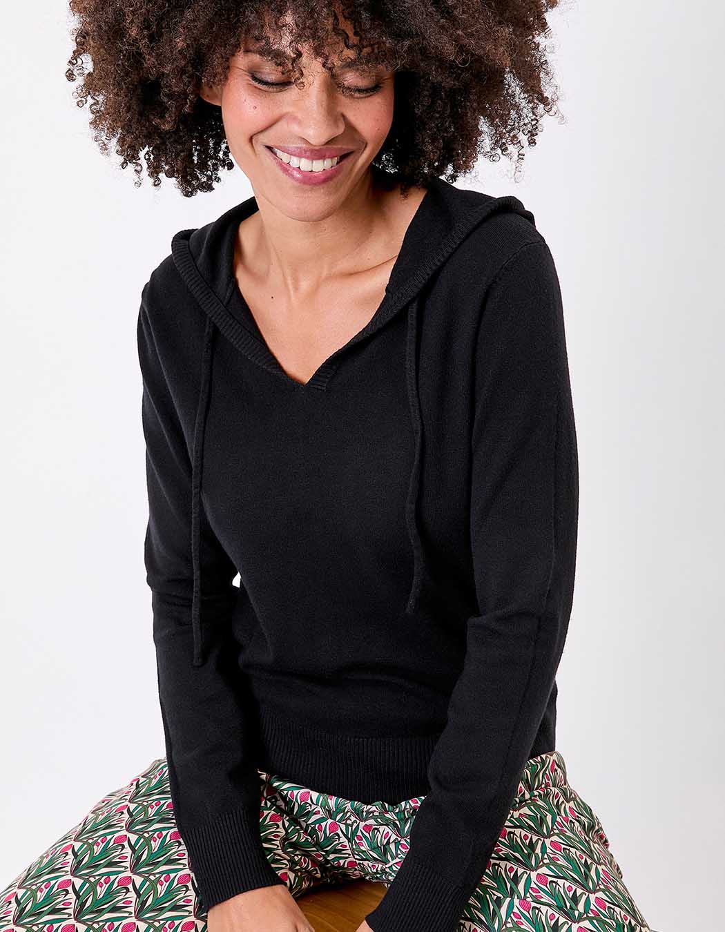 Plain women’s hooded sweater femme La Fiancée