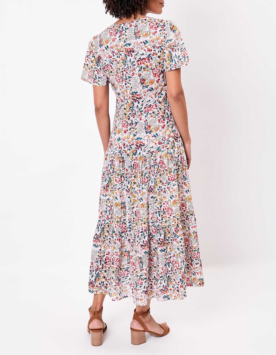Long cotton dress with ruffles femme La Fianc&eacute;e