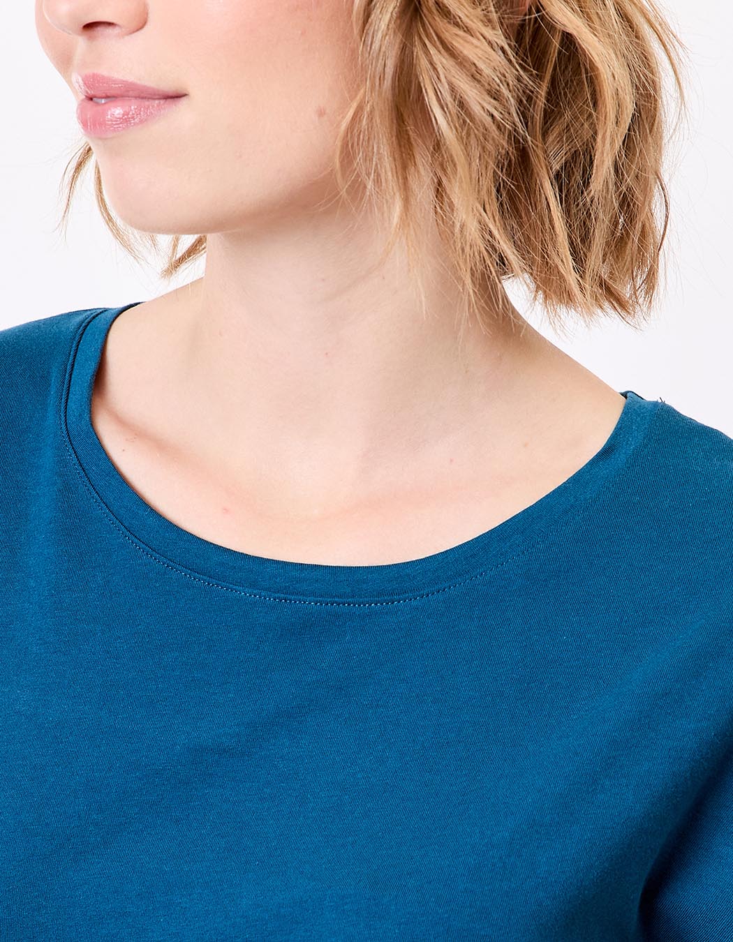 Organic cotton lace T-shirt femme La Fiancée