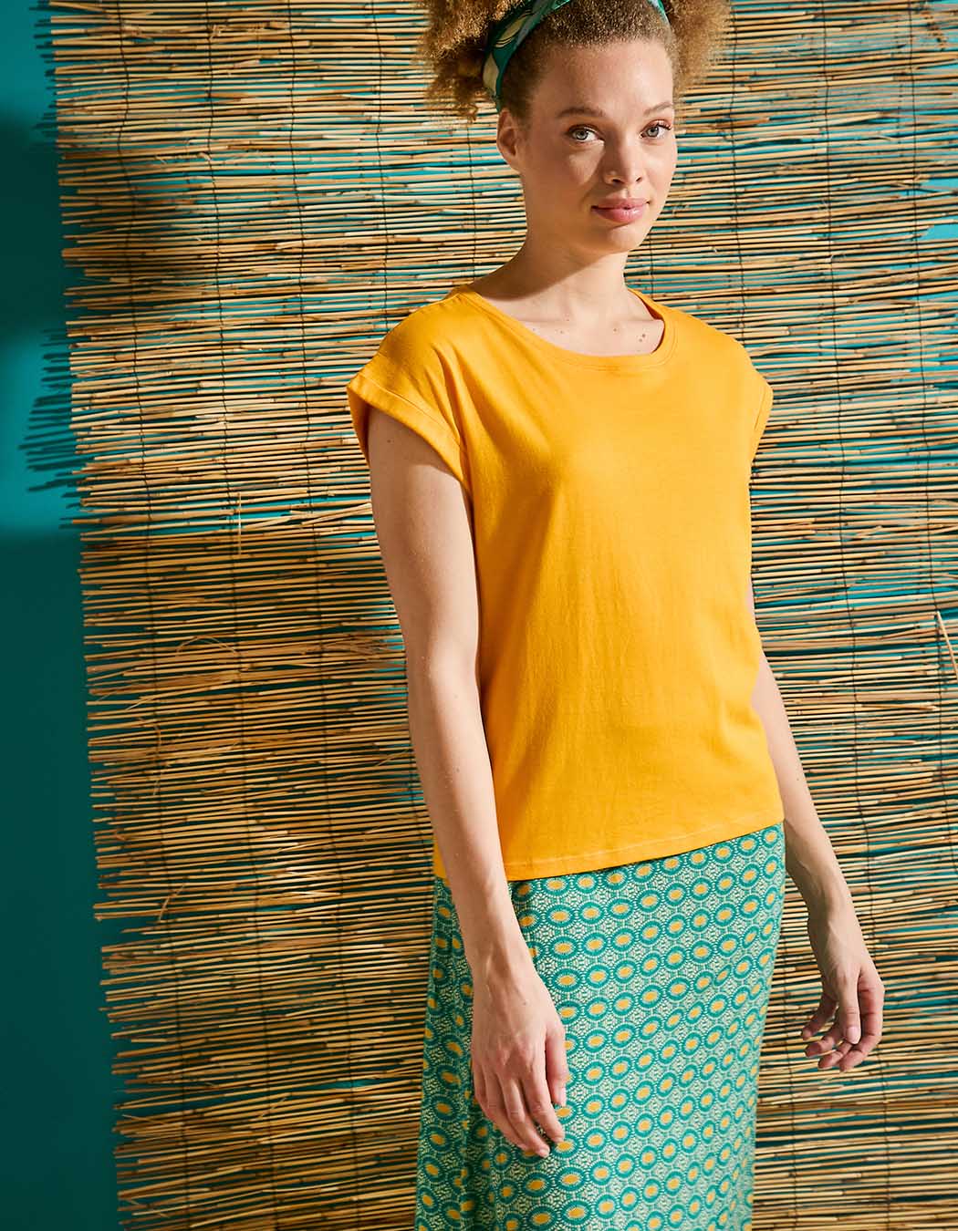 Organic cotton lace T-shirt femme La Fiancée