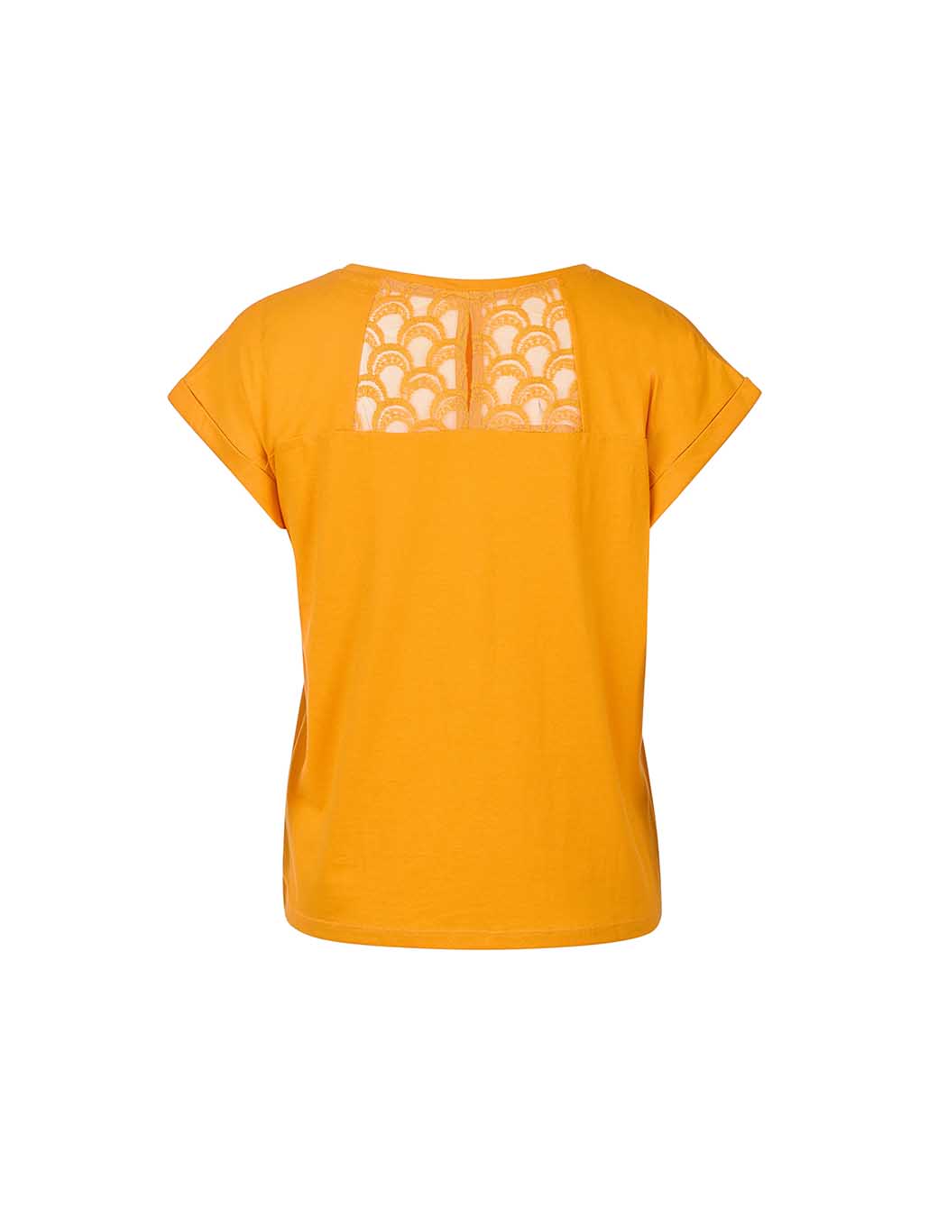 Organic cotton lace T-shirt femme La Fiancée