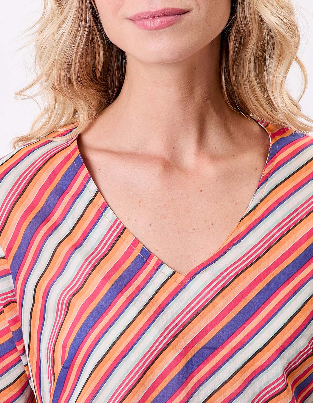 Printed organic cotton women’s tunic femme La Fiancée
