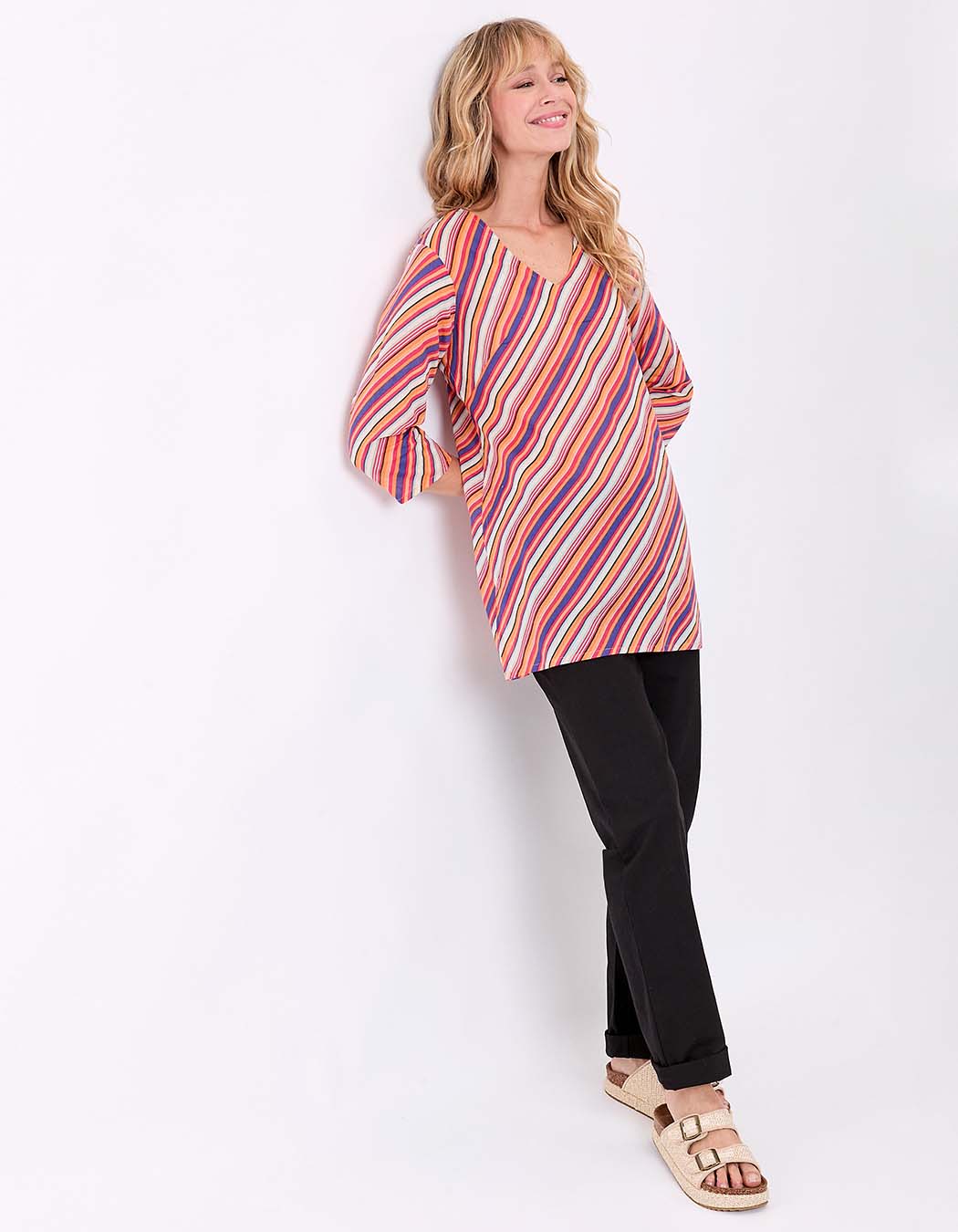 Printed organic cotton women’s tunic femme La Fiancée