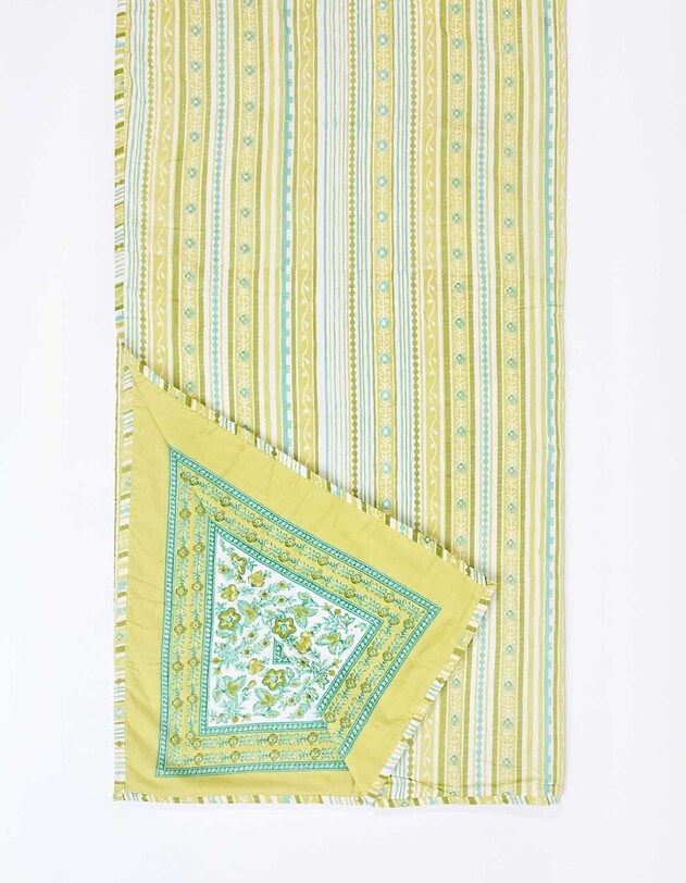 Rectangular printed sofa throw femme La Fianc&eacute;e