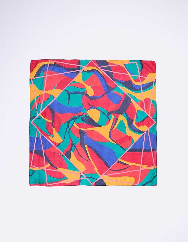Printed silk scarf femme La Fianc&eacute;e