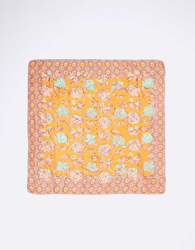 Printed silk scarf femme La Fianc&eacute;e