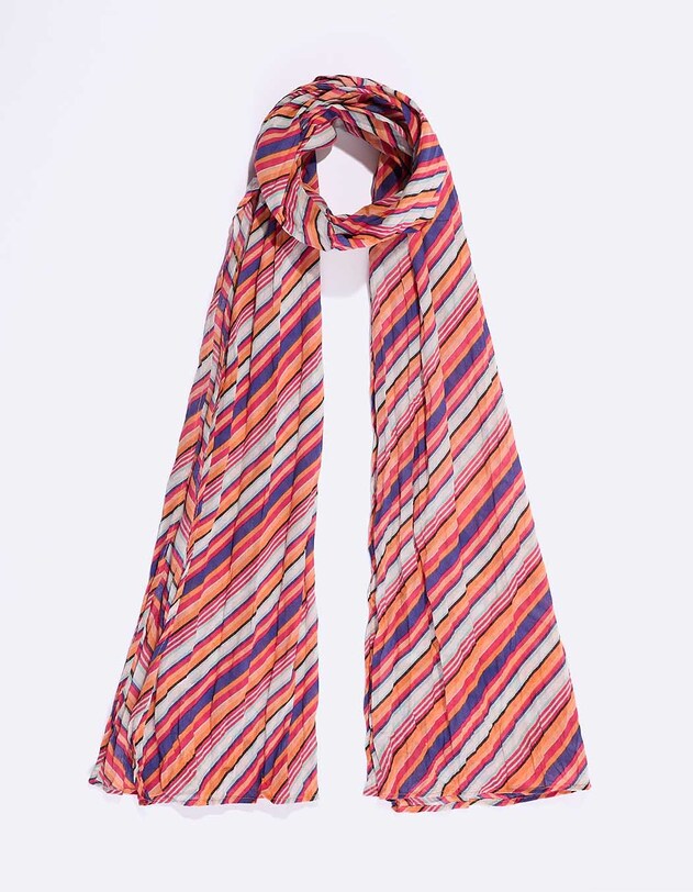Organic cotton voile scarf femme La Fianc&eacute;e
