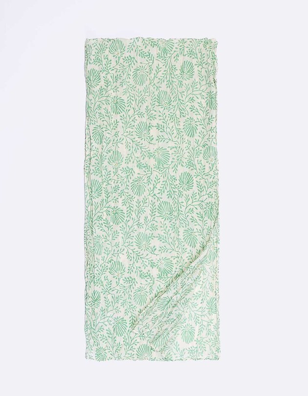 Organic cotton voile scarf femme La Fianc&eacute;e