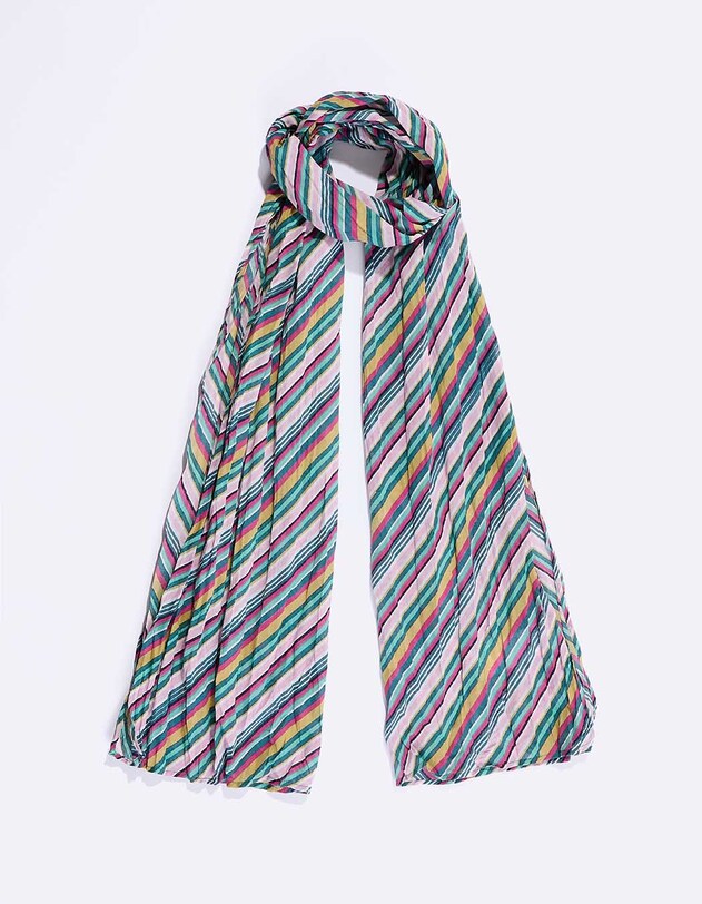 Organic cotton voile scarf femme La Fianc&eacute;e