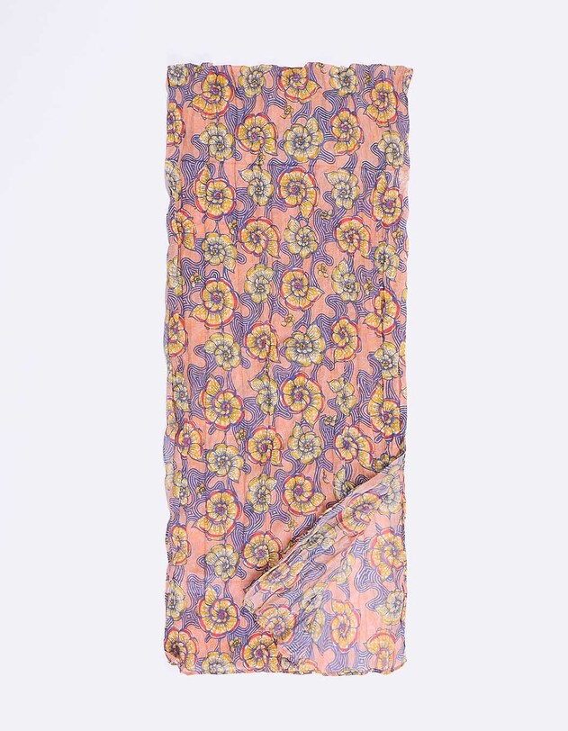 Organic cotton voile scarf femme La Fianc&eacute;e