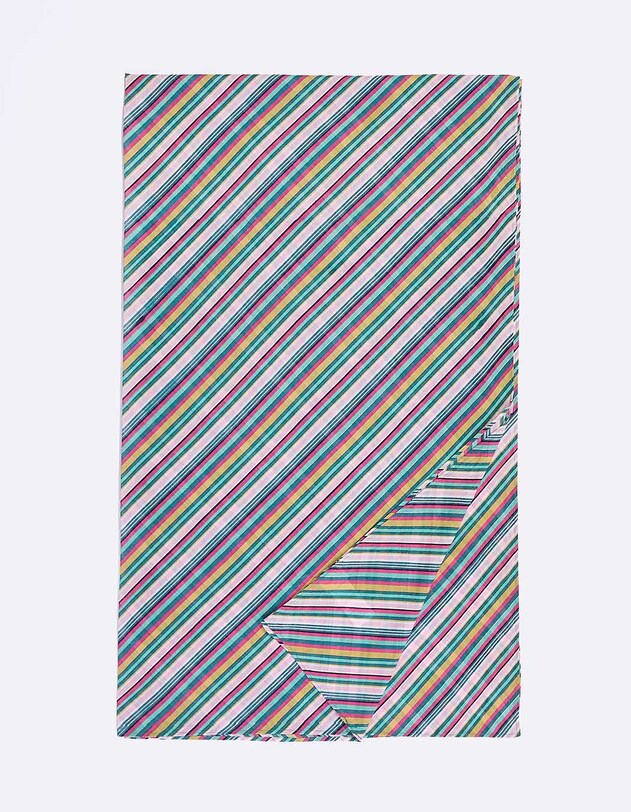 Printed cotton voile pareo femme La Fianc&eacute;e