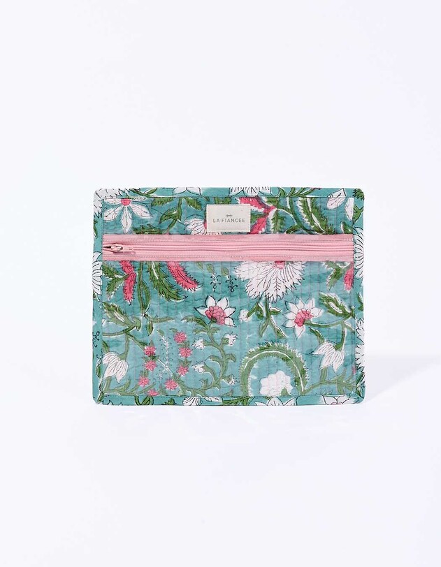 Large transparent rectangular pouch femme La Fianc&eacute;e