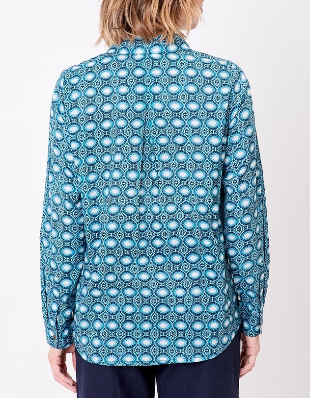 Straight organic cotton voile shirt femme La Fianc&eacute;e
