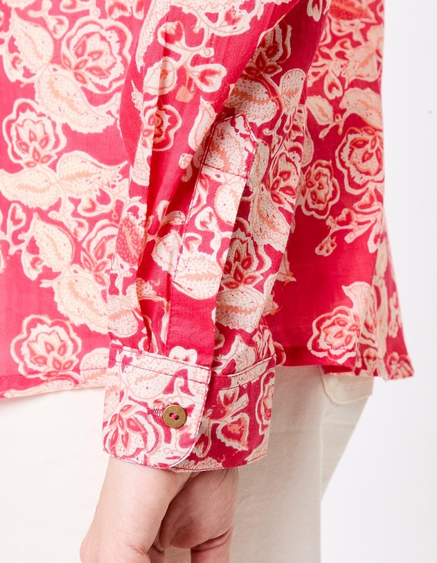 Straight organic cotton voile shirt femme La Fianc&eacute;e