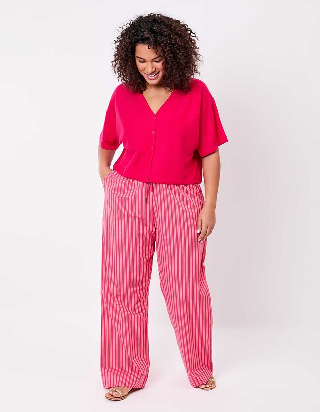 Plain short knit cardigan femme La Fianc&eacute;e