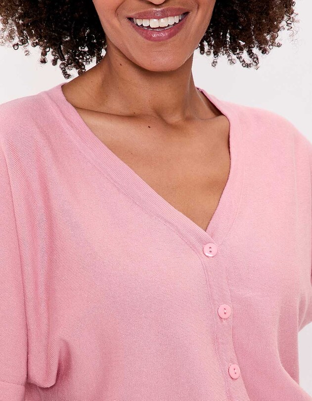 Plain short knit cardigan femme La Fiancée