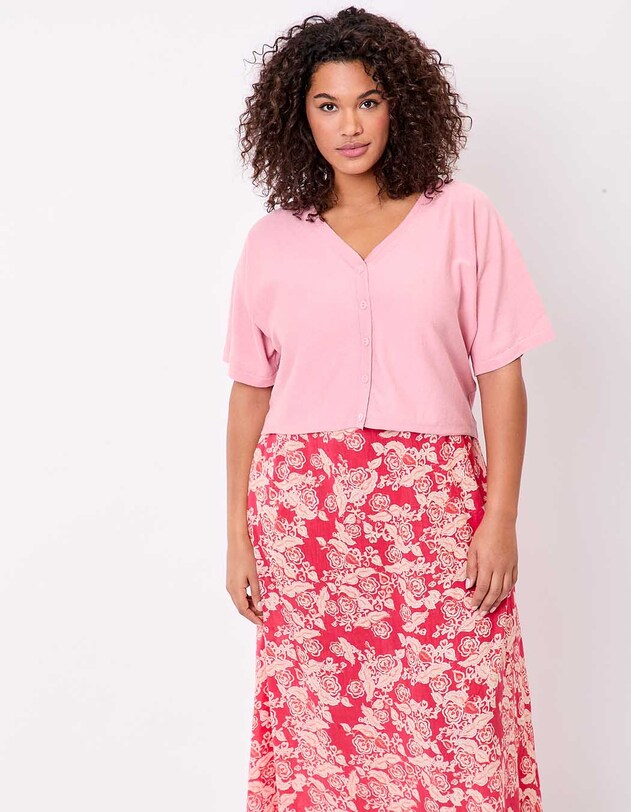 Plain short knit cardigan femme La Fiancée