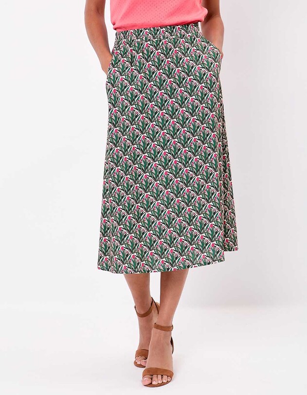 Flowy flared midi skirt femme La Fianc&eacute;e