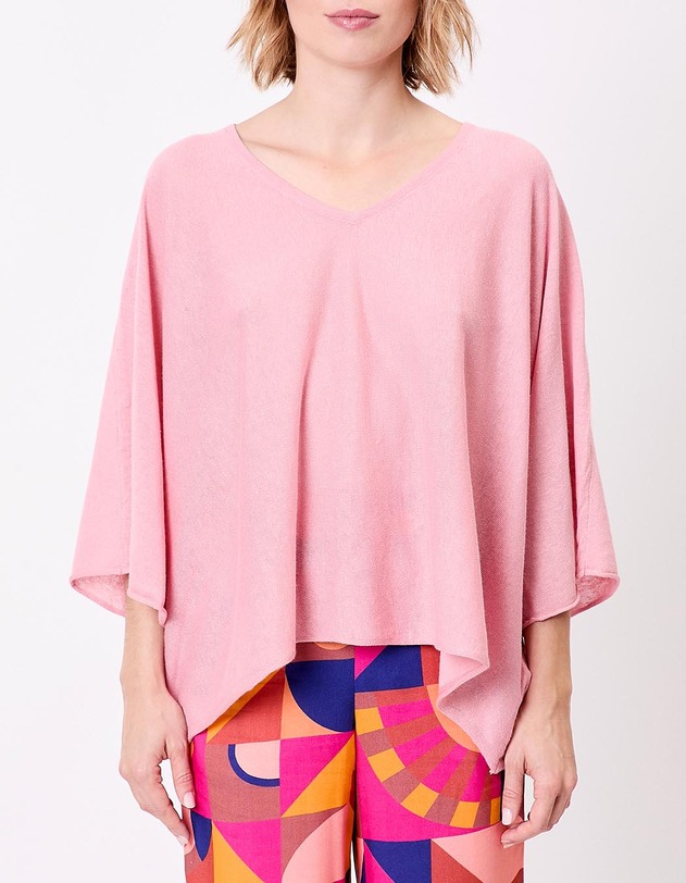 Plain fine and lightweight knit sweater femme La Fiancée