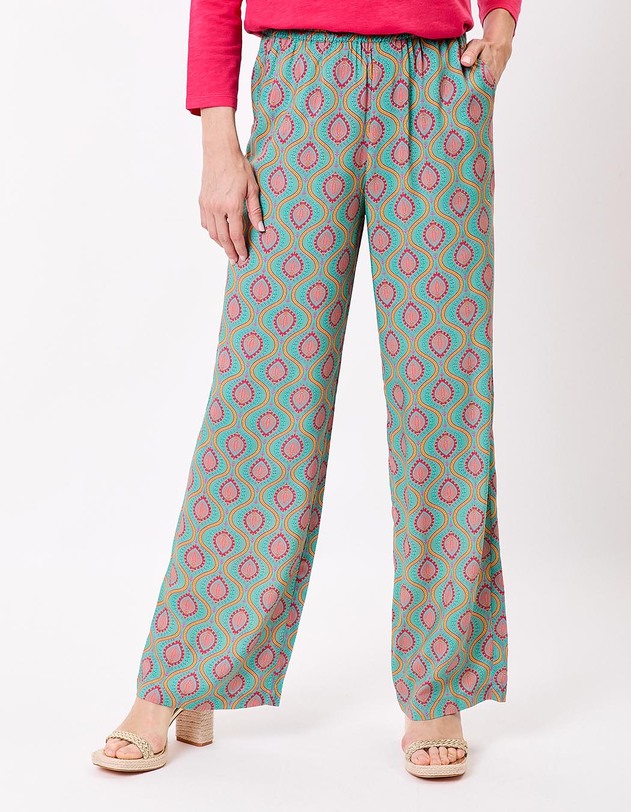 Wide elasticated flowy trousers femme La Fianc&eacute;e