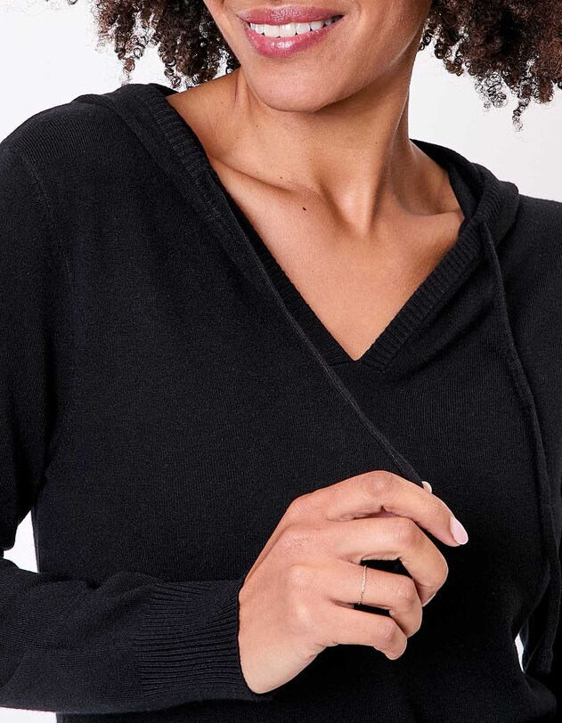 Plain women&rsquo;s hooded sweater femme La Fianc&eacute;e