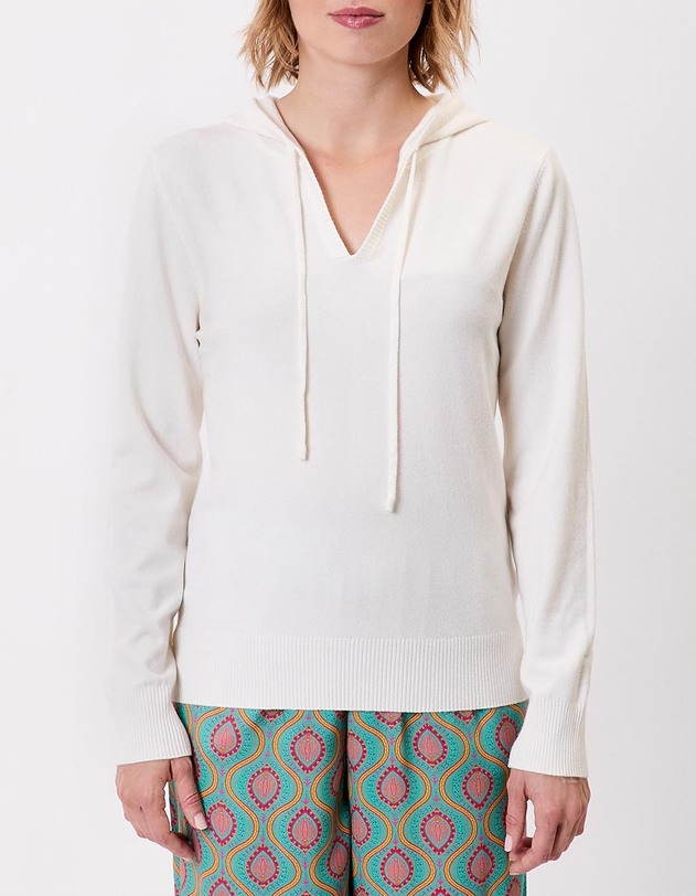 Plain women&rsquo;s hooded sweater femme La Fianc&eacute;e