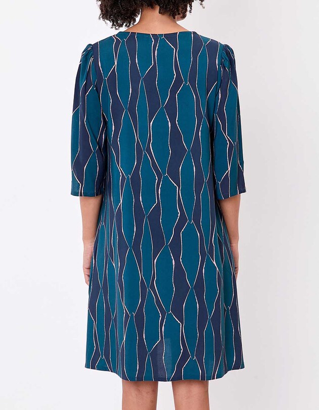 Flowy flared dress with 3/6 sleeves femme La Fianc&eacute;e