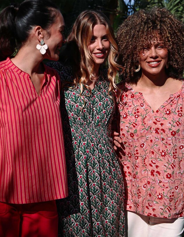 Fitted flowy midi dress femme La Fianc&eacute;e