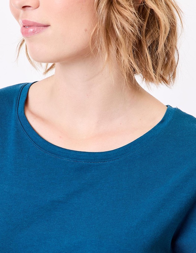 Organic cotton lace T-shirt femme La Fianc&eacute;e