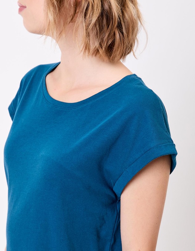 Organic cotton lace T-shirt femme La Fianc&eacute;e