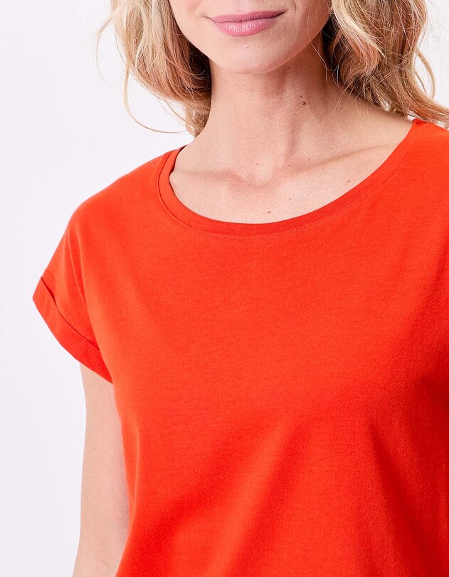 Organic cotton lace T-shirt femme La Fianc&eacute;e