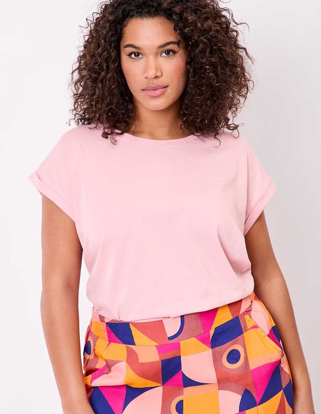 Organic cotton lace T-shirt femme La Fianc&eacute;e