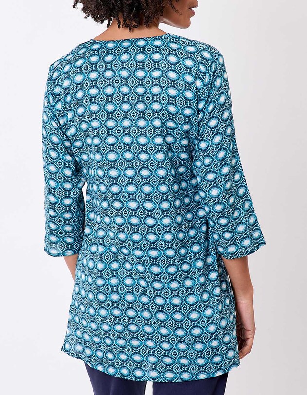 Printed organic cotton women&rsquo;s tunic femme La Fianc&eacute;e