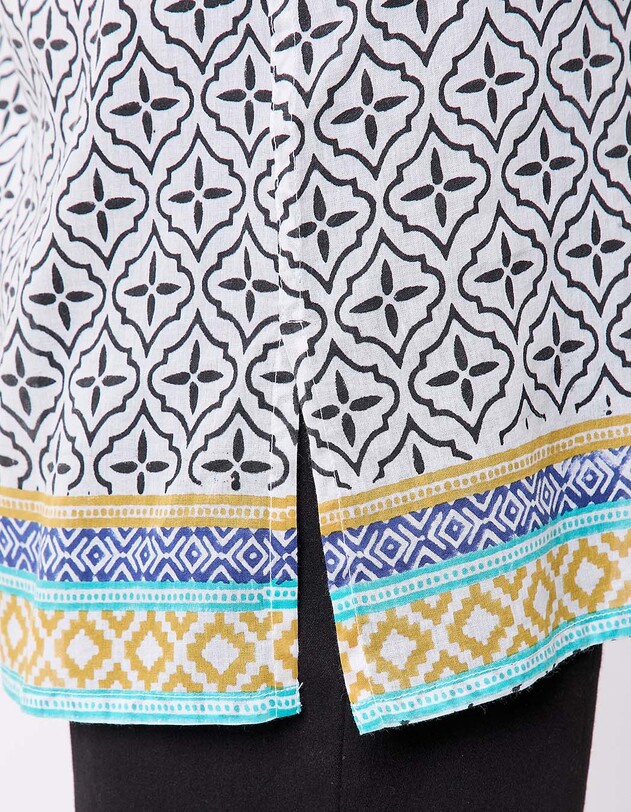 Printed organic cotton women&rsquo;s tunic femme La Fianc&eacute;e