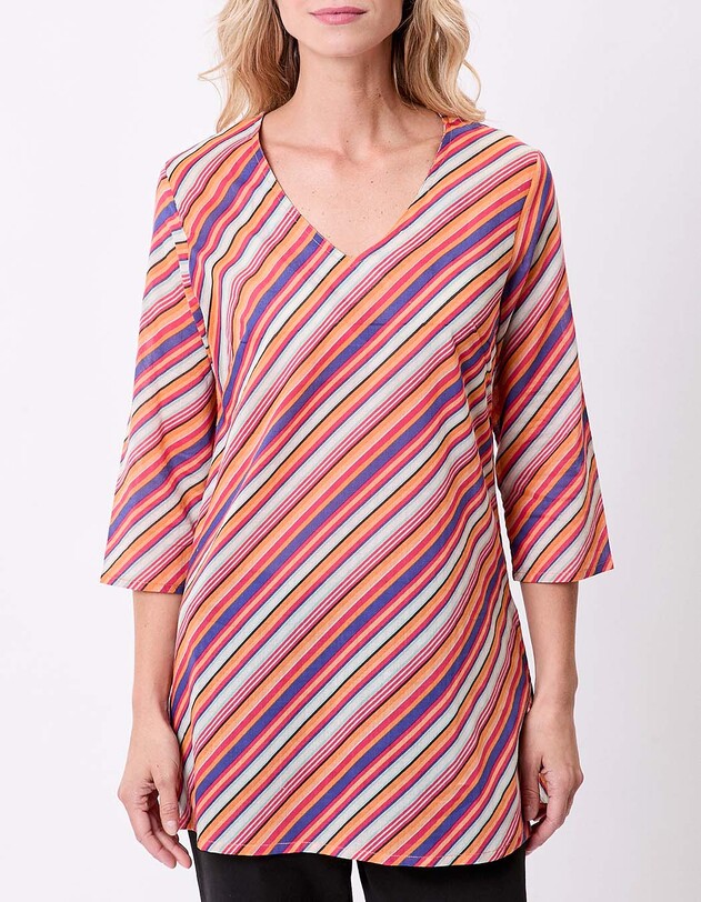 Printed organic cotton women&rsquo;s tunic femme La Fianc&eacute;e