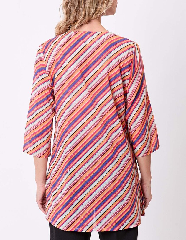 Printed organic cotton women&rsquo;s tunic femme La Fianc&eacute;e