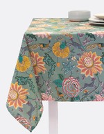 Rectangular printed cotton tablecloth femme La Fiancée