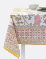Rectangular printed cotton tablecloth femme La Fiancée