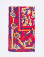 Printed large stole femme La Fiancée