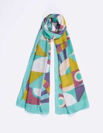 Printed large stole femme La Fiancée