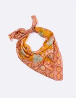 Printed silk scarf femme La Fiancée