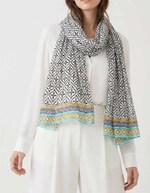 Organic cotton voile scarf femme La Fiancée