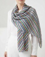 Organic cotton voile scarf femme La Fianc&eacute;e