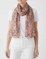 Organic cotton voile scarf femme La Fianc&eacute;e